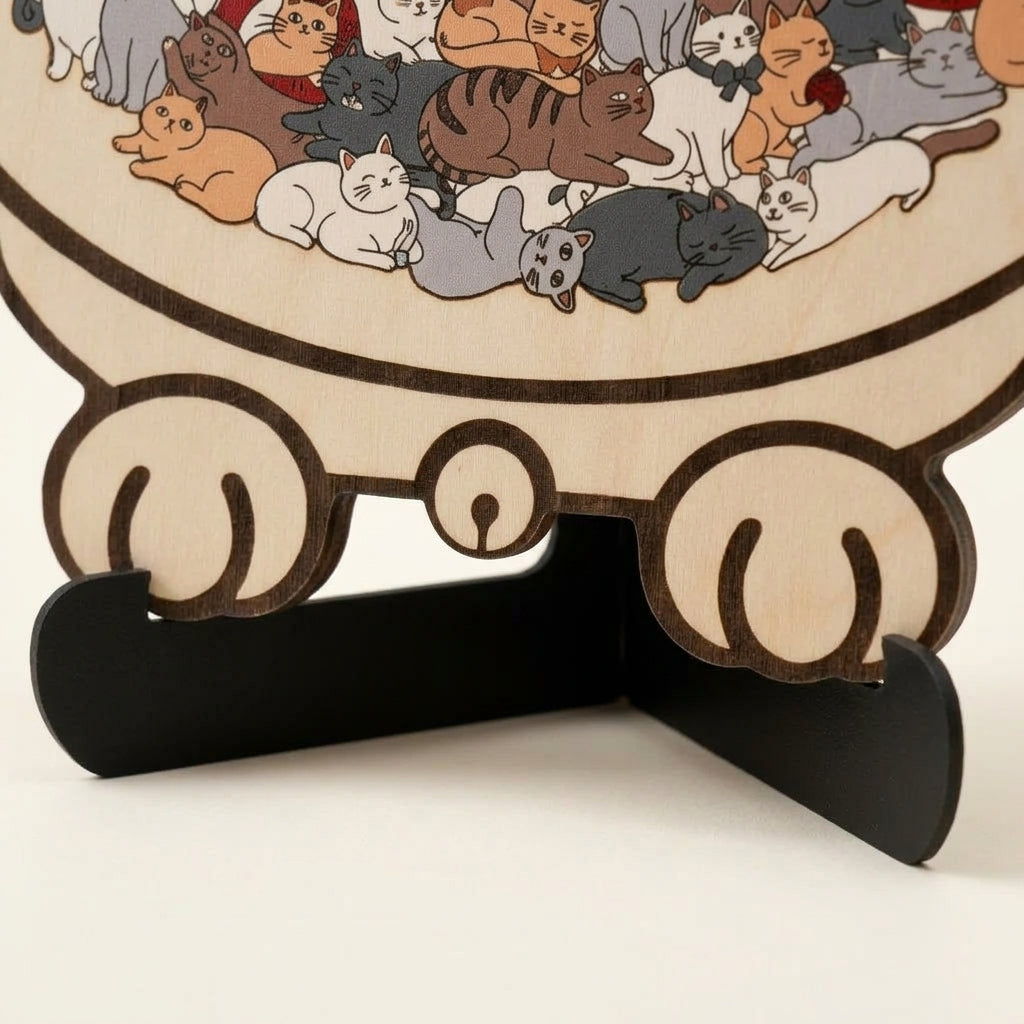 Ahşap Puzzle Standı